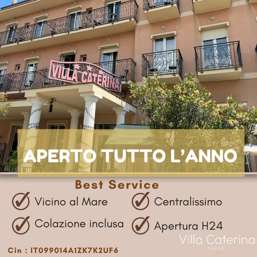 Hotel Villa Caterina Ріміні Екстер'єр фото